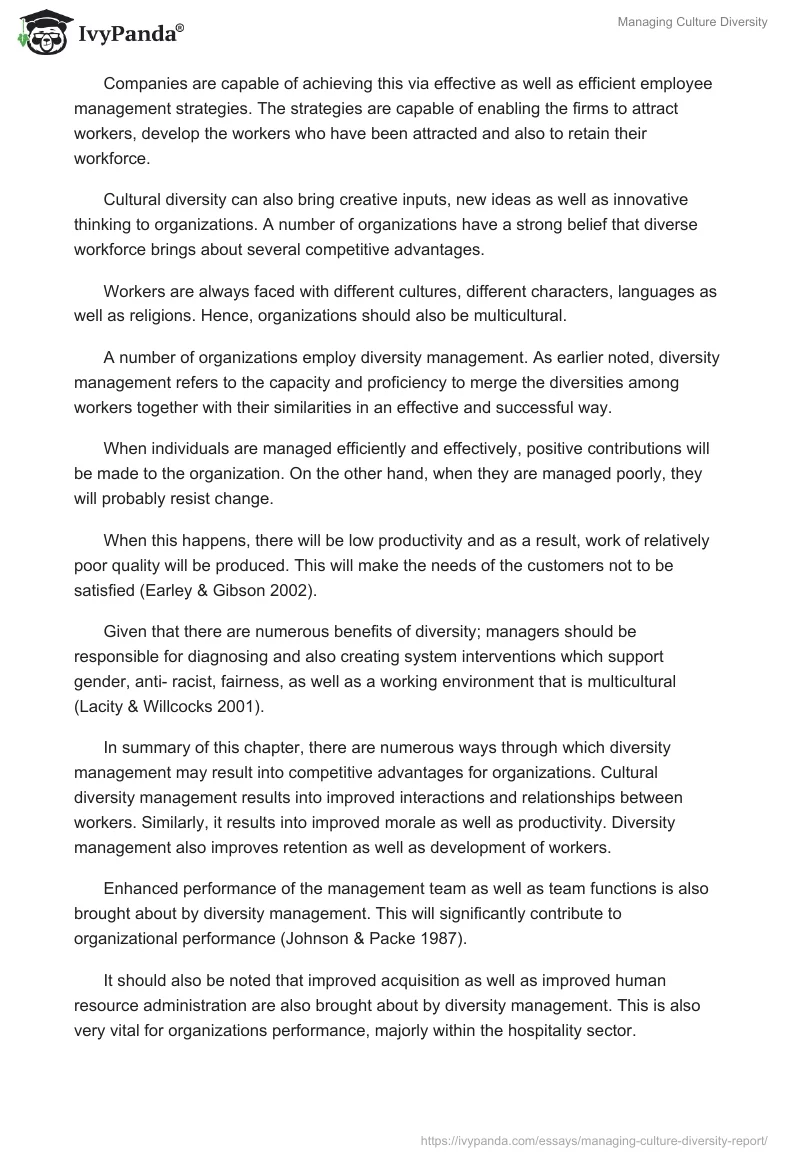 Managing Culture Diversity. Page 4