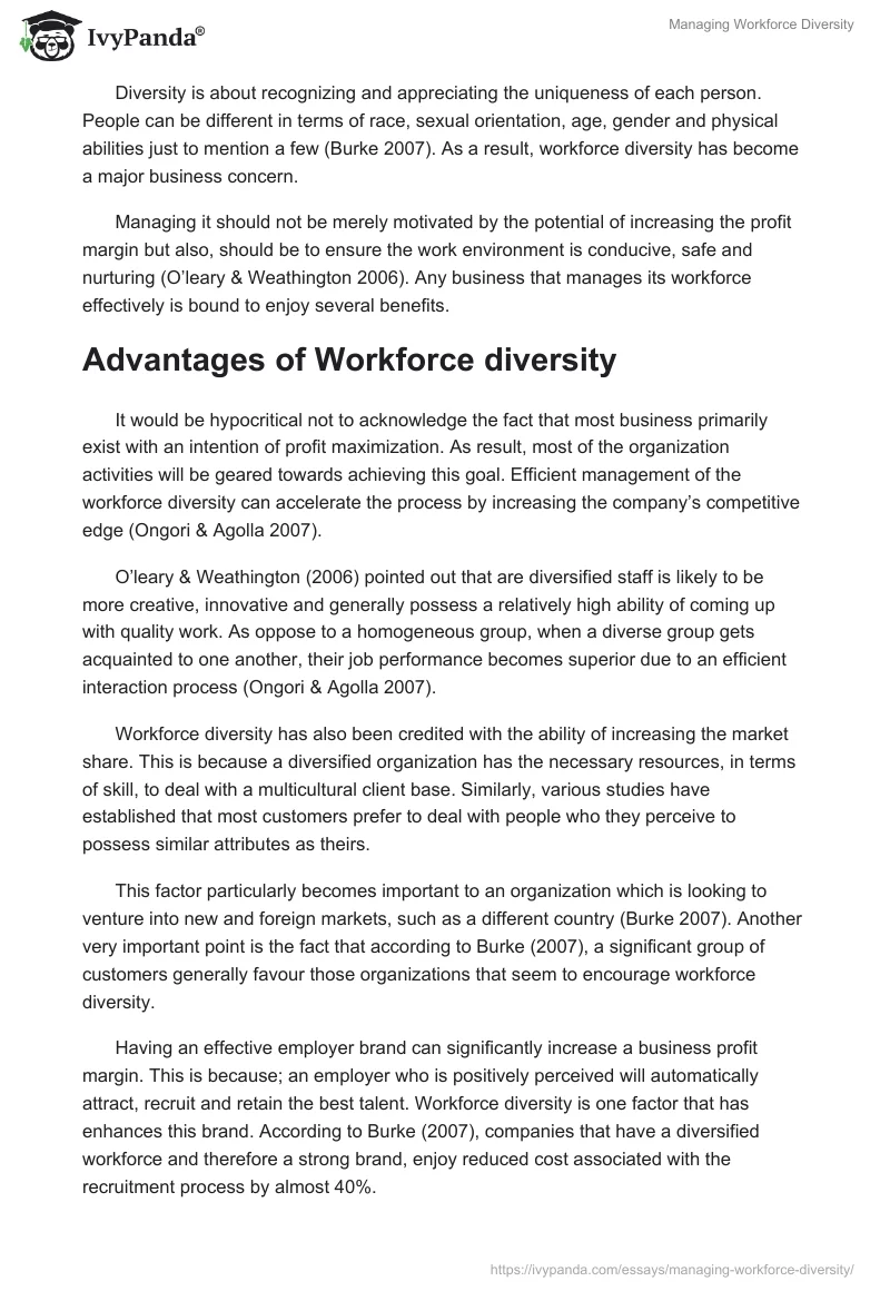 Managing Workforce Diversity. Page 2