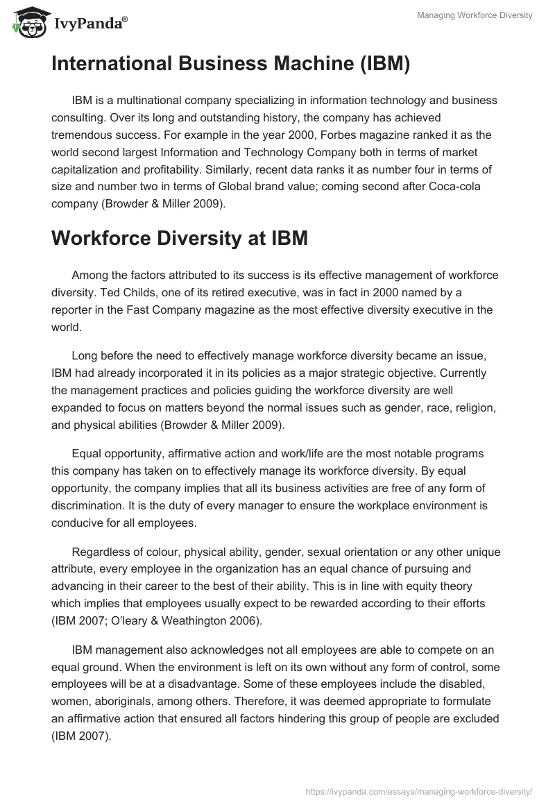 Managing Workforce Diversity. Page 4