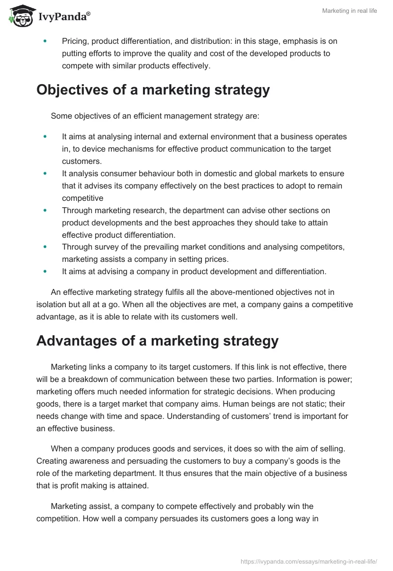 Marketing in real life. Page 2