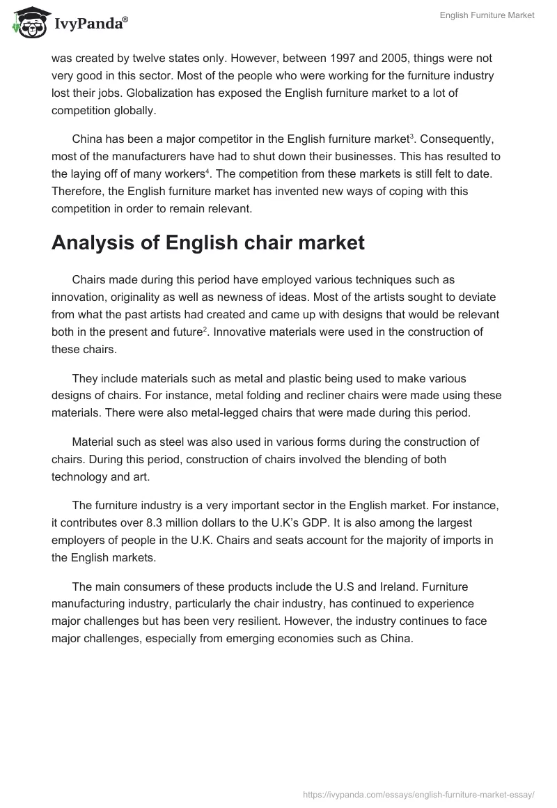 English Furniture Market. Page 3