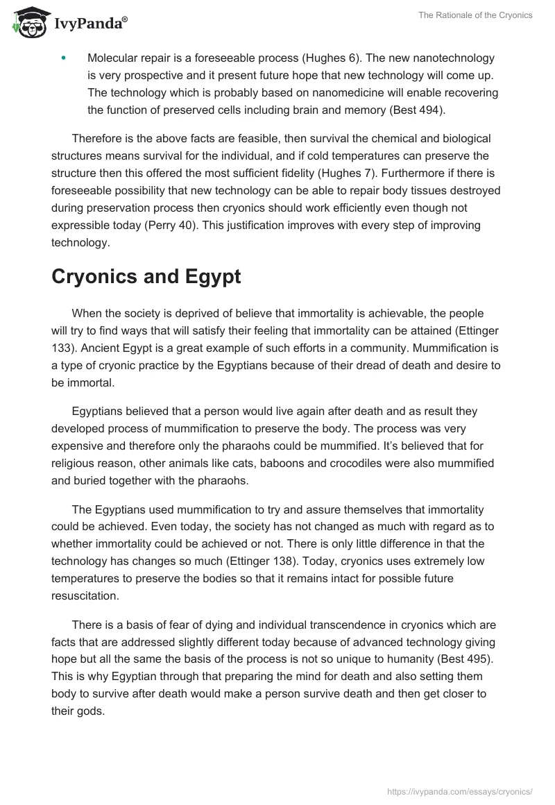 The Rationale of the Cryonics. Page 3