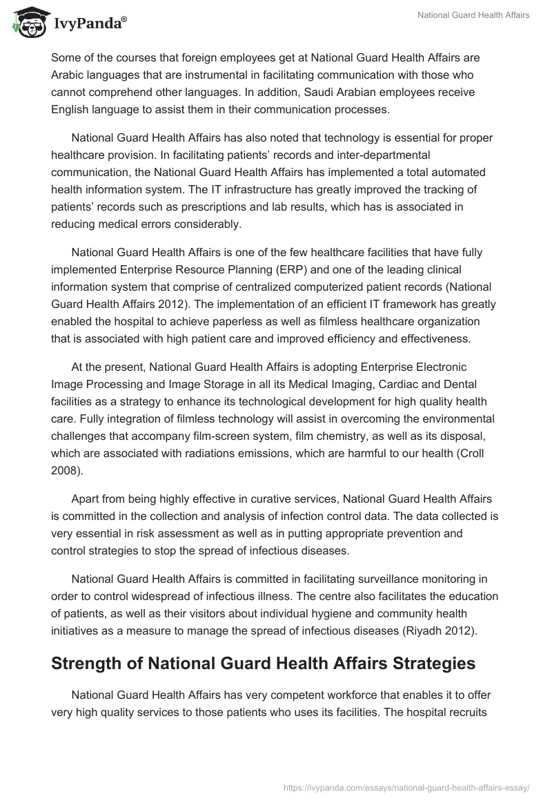 National Guard Health Affairs. Page 2