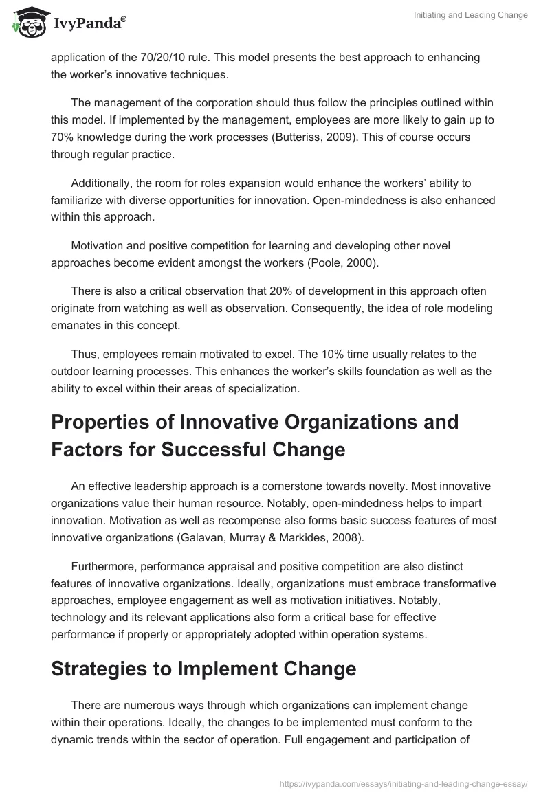 Initiating and Leading Change. Page 2