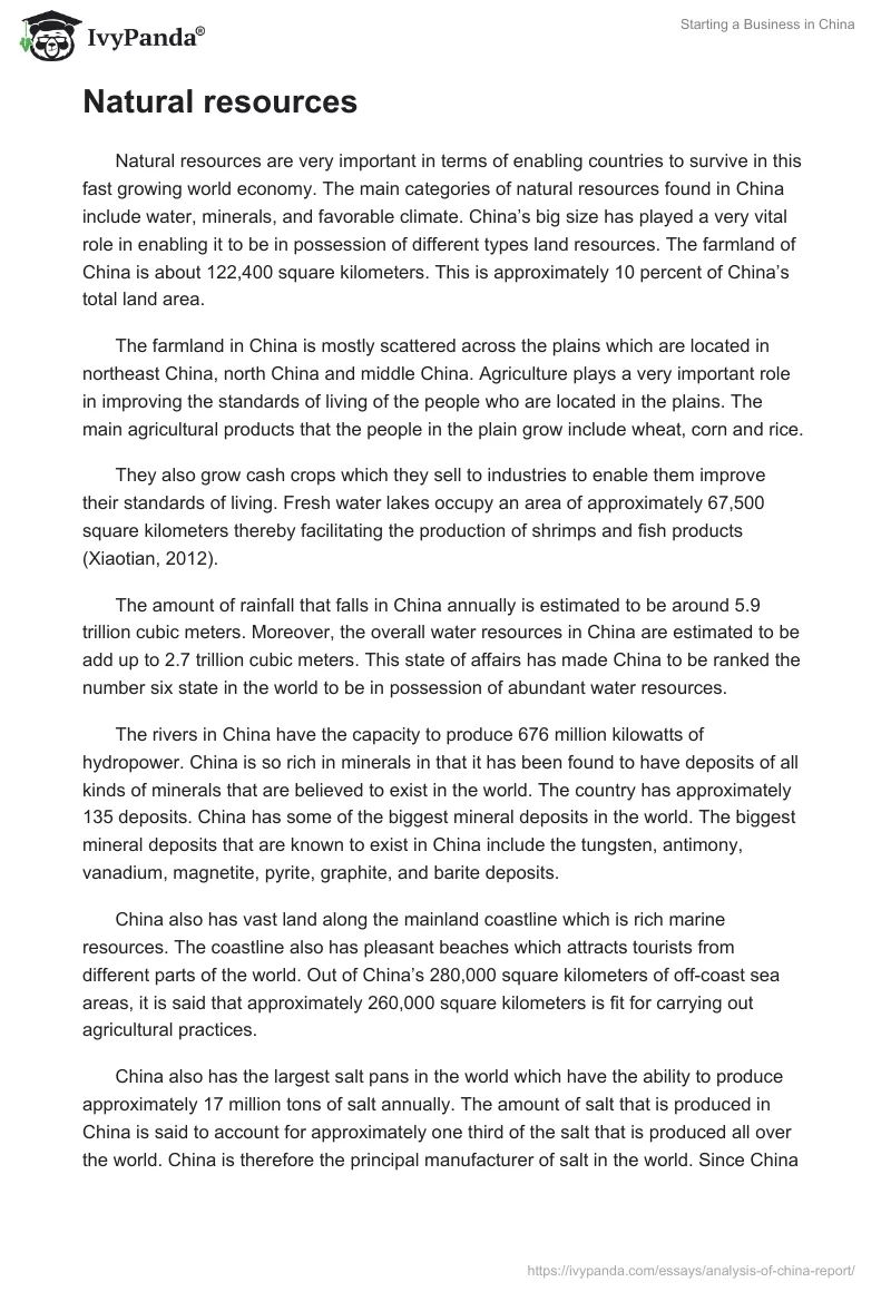 Starting a Business in China. Page 3