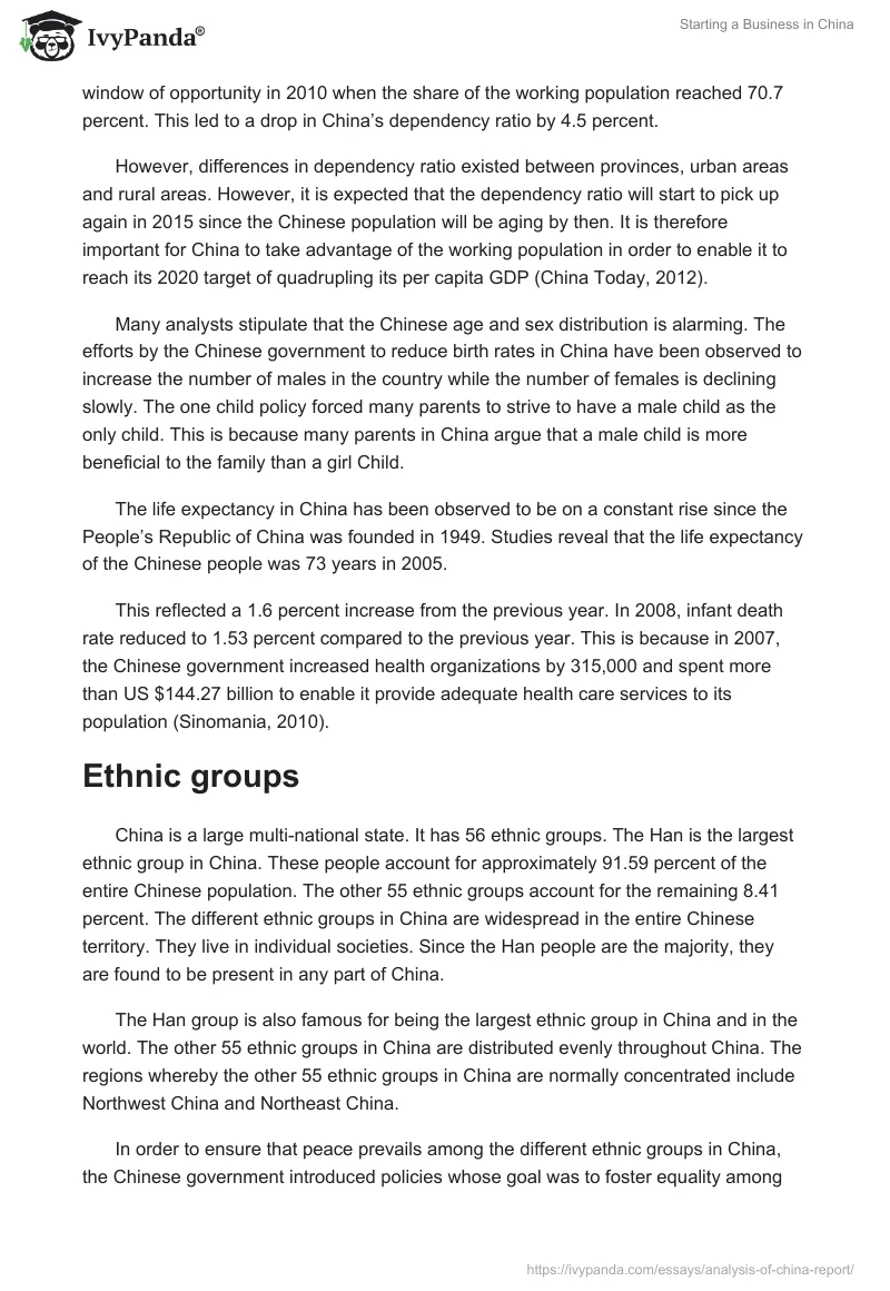 Starting a Business in China. Page 5
