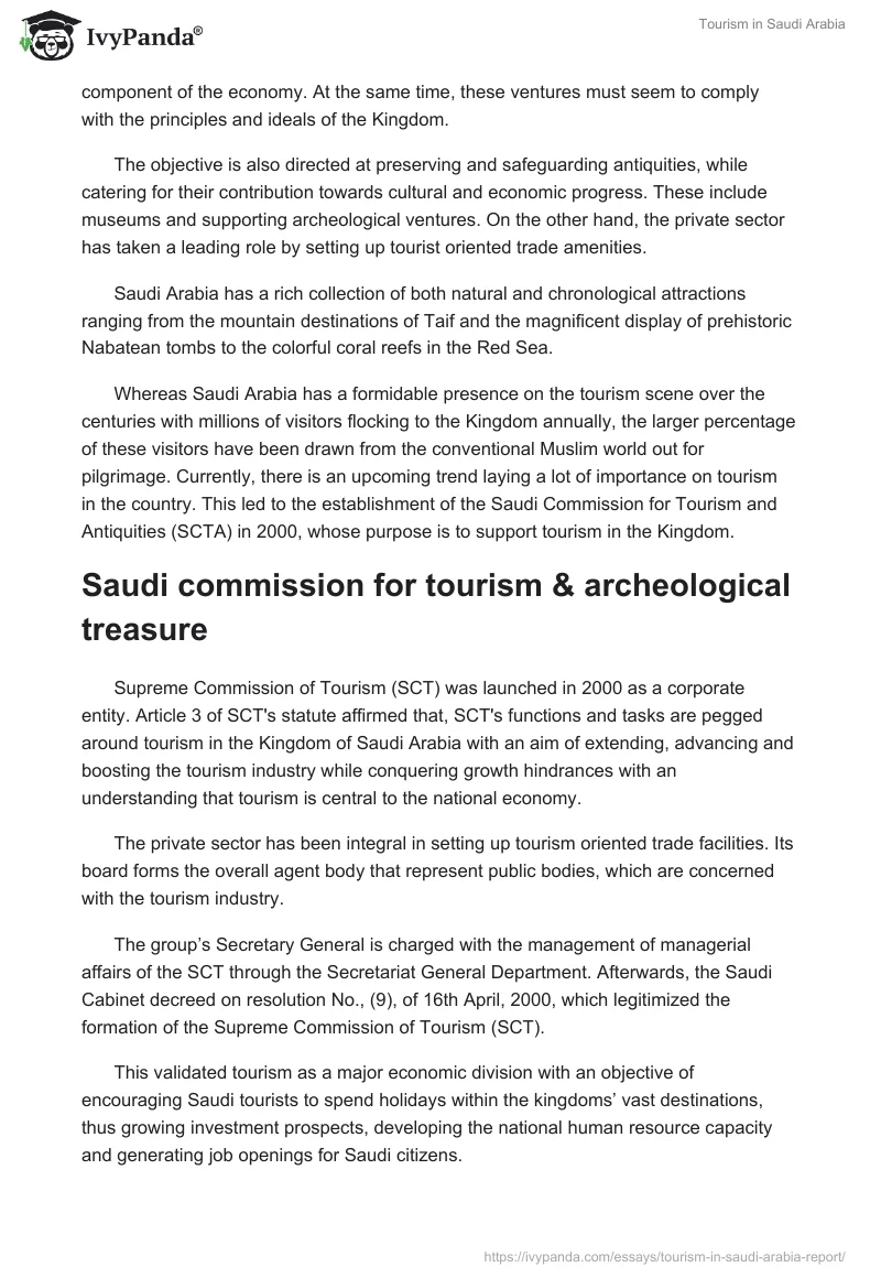 Tourism in Saudi Arabia. Page 2