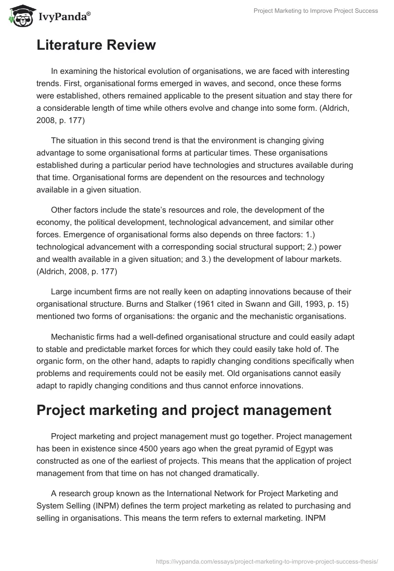 Project Marketing to Improve Project Success. Page 4