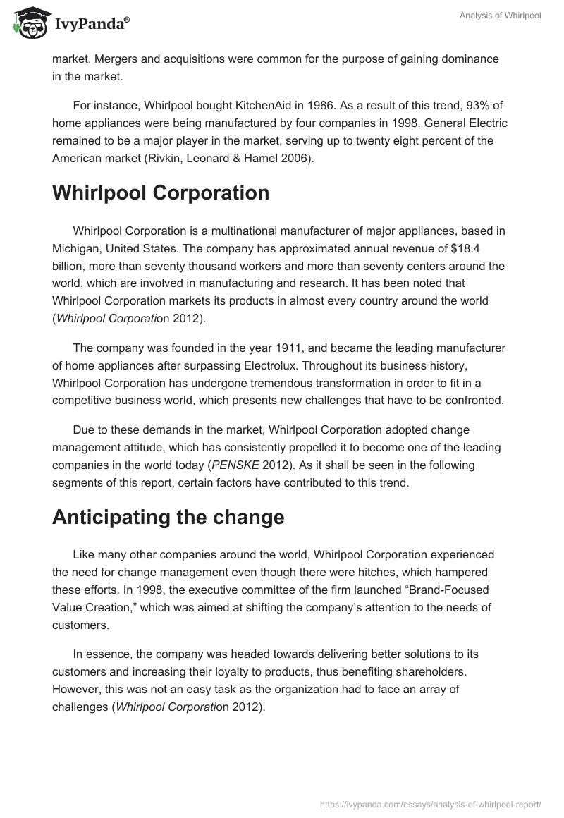Analysis of Whirlpool. Page 3
