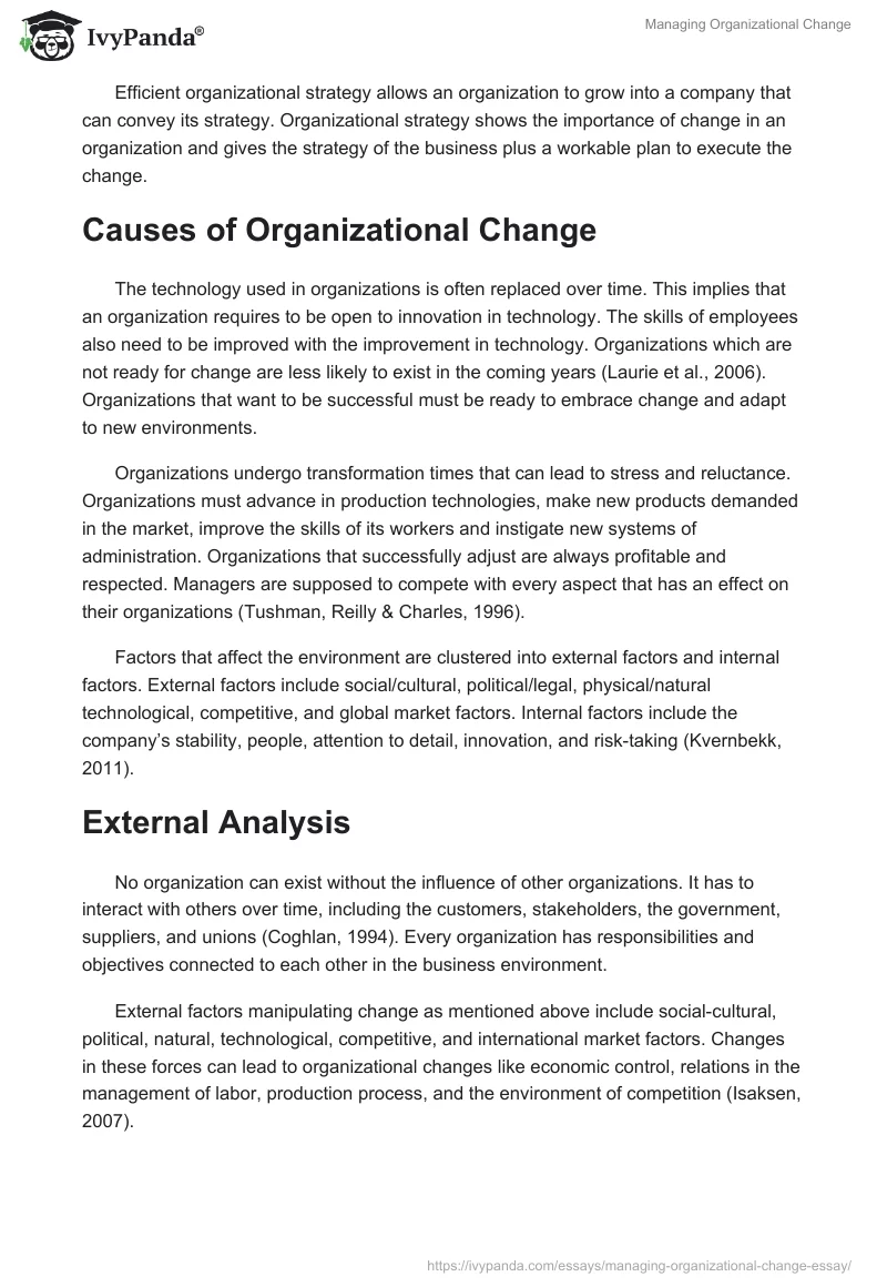 Managing Organizational Change. Page 2