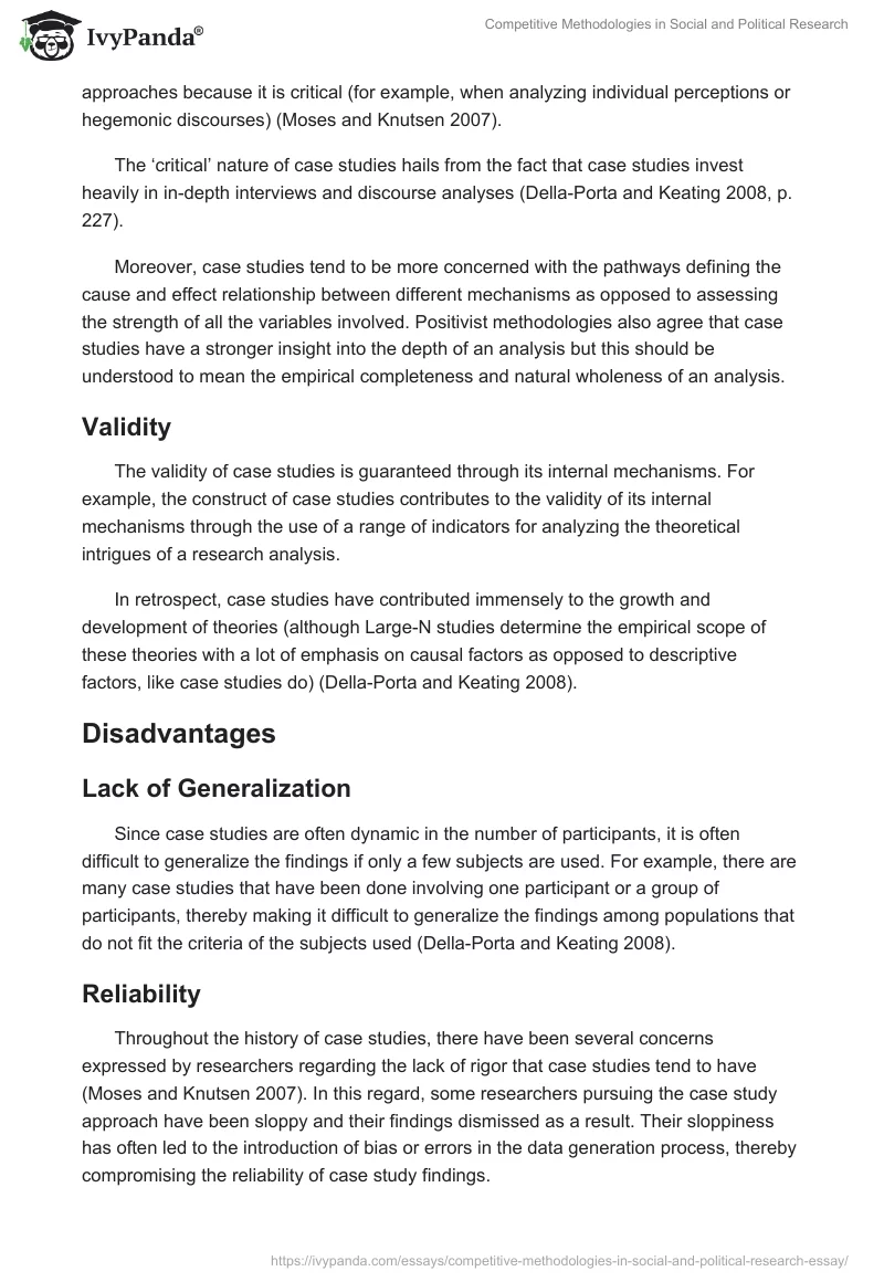 Competitive Methodologies in Social and Political Research. Page 2