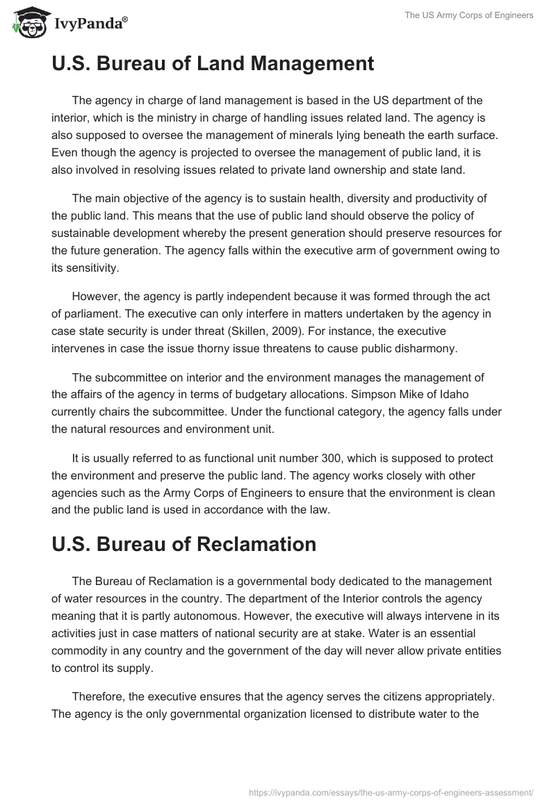 The US Army Corps of Engineers. Page 2