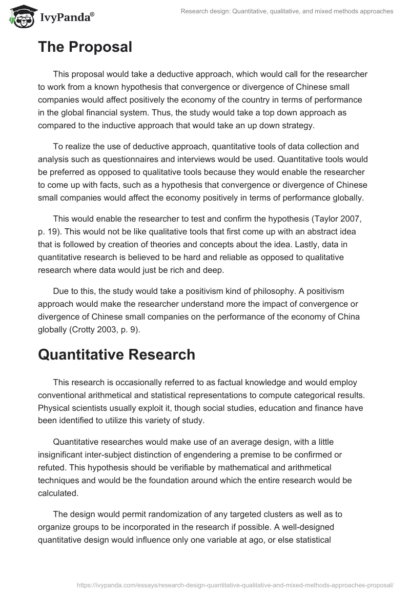 Research design: Quantitative, qualitative, and mixed methods approaches. Page 3