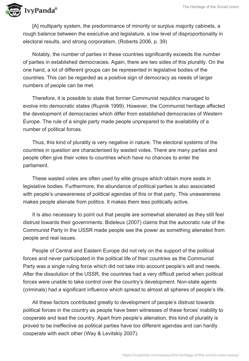 The Heritage of the Soviet Union. Page 3