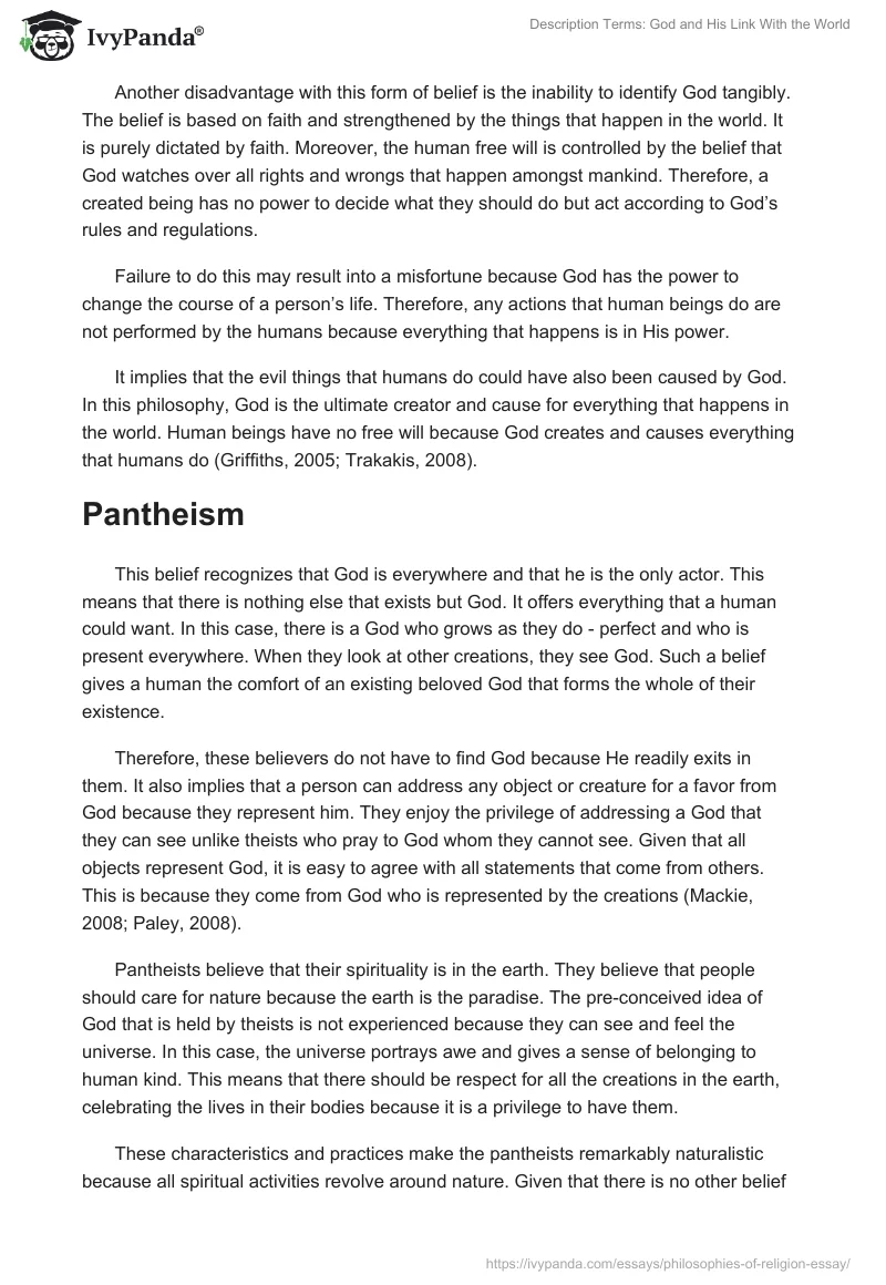 Description Terms: God and His Link With the World. Page 3