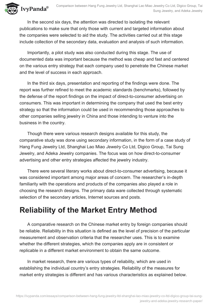 Comparison between Hang Fung Jewelry Ltd, Shanghai Lao Miao Jewelry Co Ltd, Digico Group, Tai Sung Jewelry, and Adeka Jewelry. Page 3
