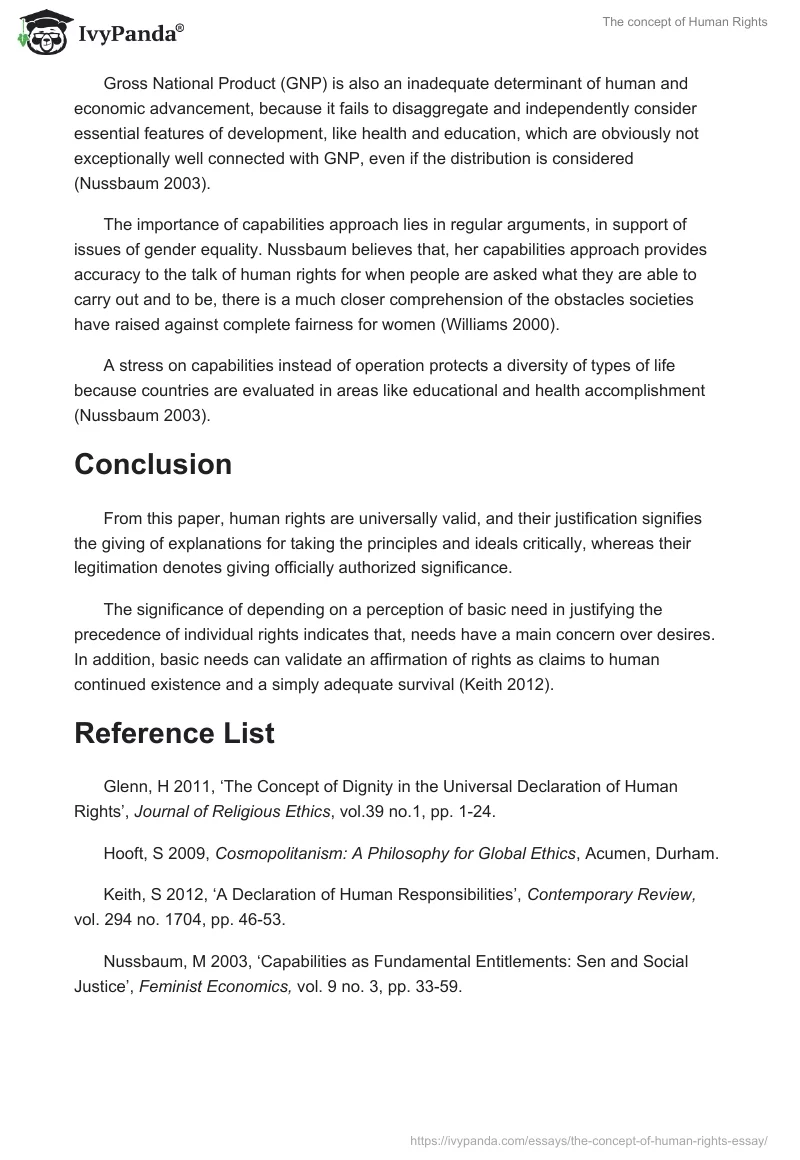 The concept of Human Rights. Page 5