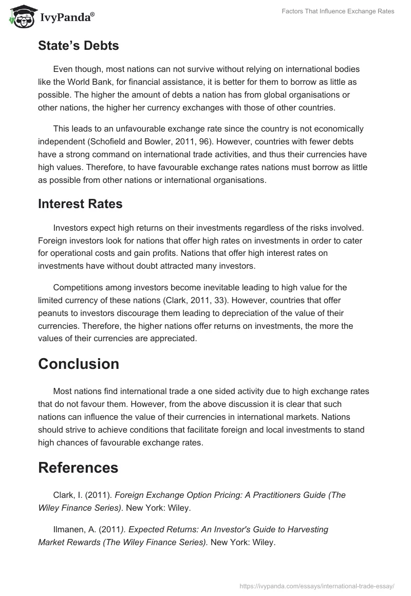 Factors That Influence Exchange Rates. Page 3