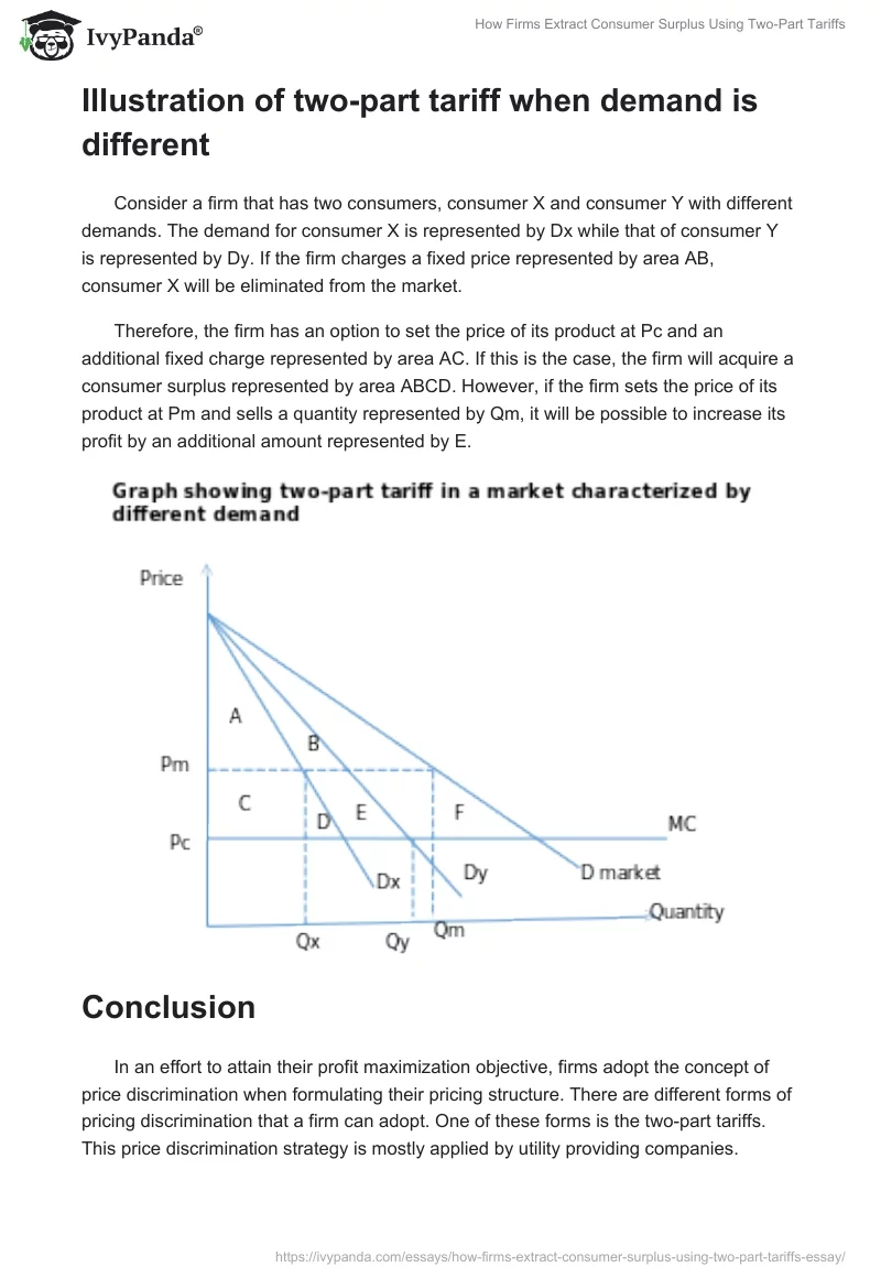 How Firms Extract Consumer Surplus Using Two-Part Tariffs. Page 5