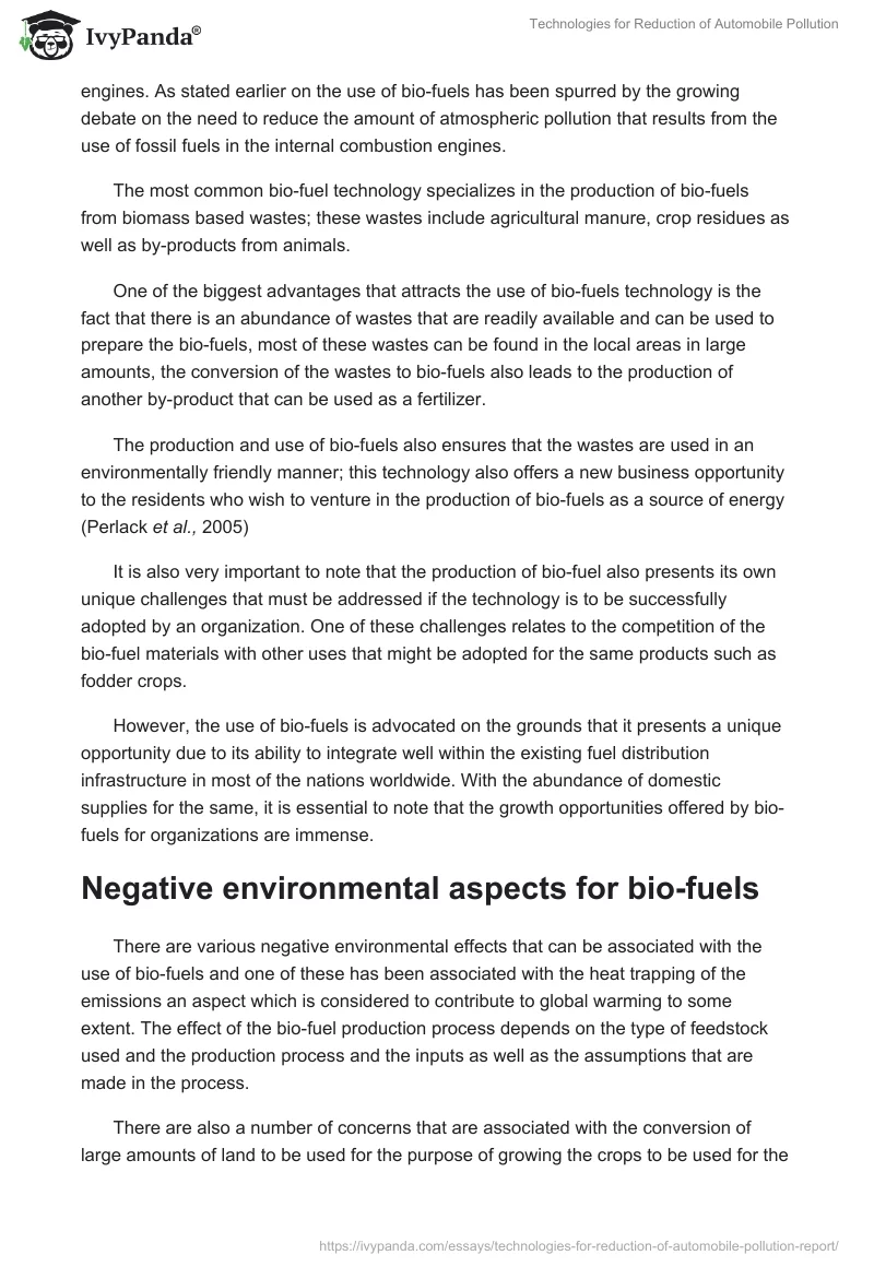 Technologies for Reduction of Automobile Pollution. Page 3