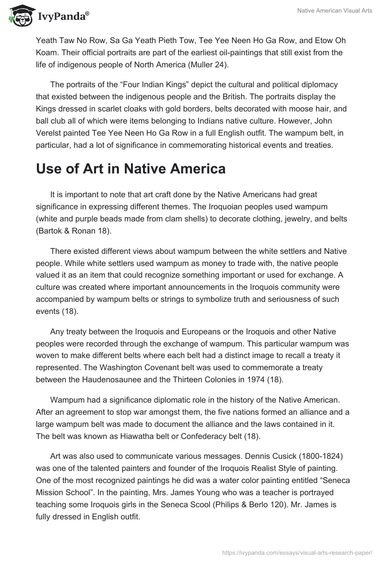 Native American Visual Arts. Page 4