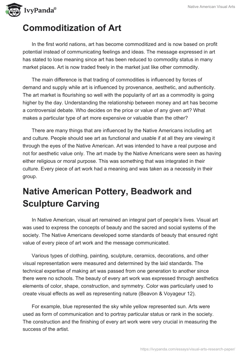 Native American Visual Arts. Page 5