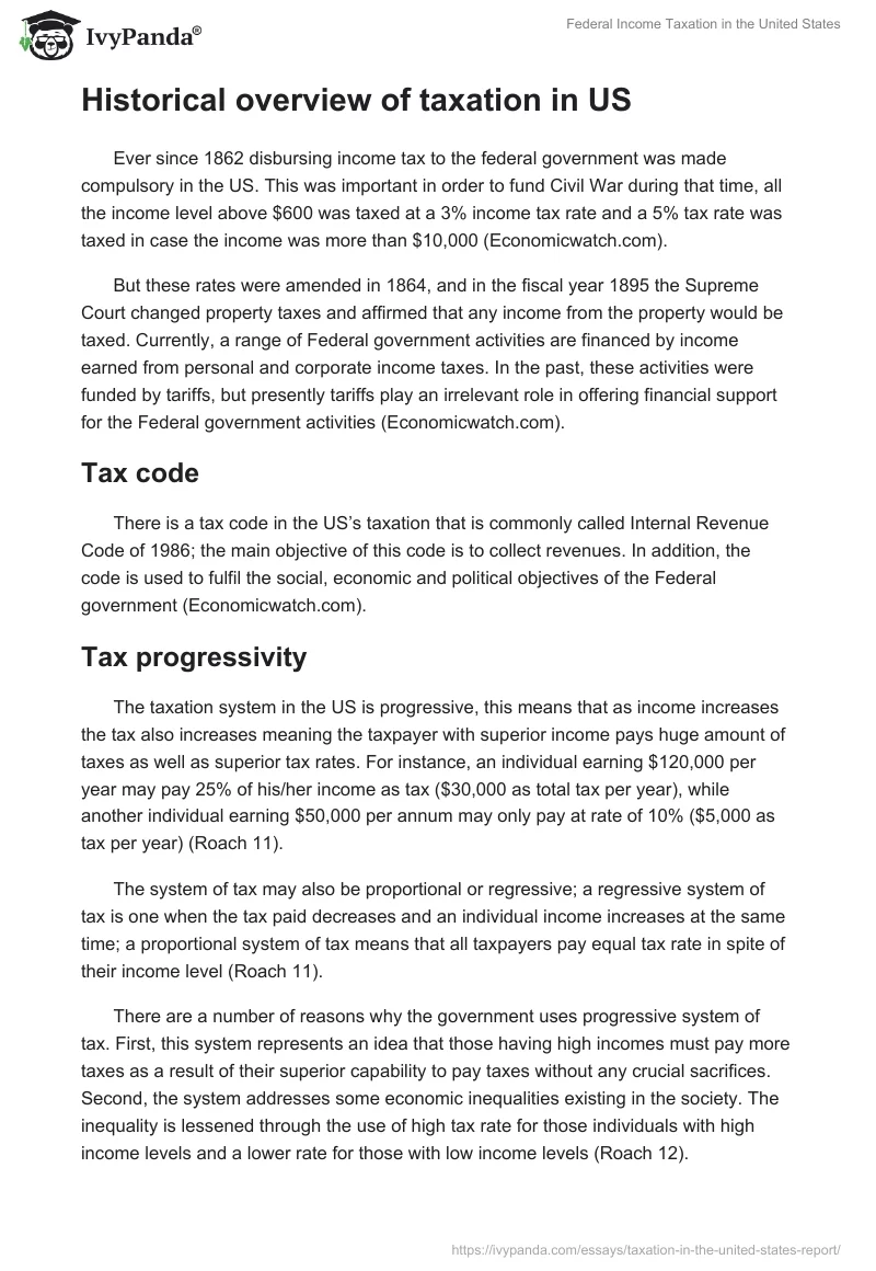 Federal Income Taxation in the United States. Page 2