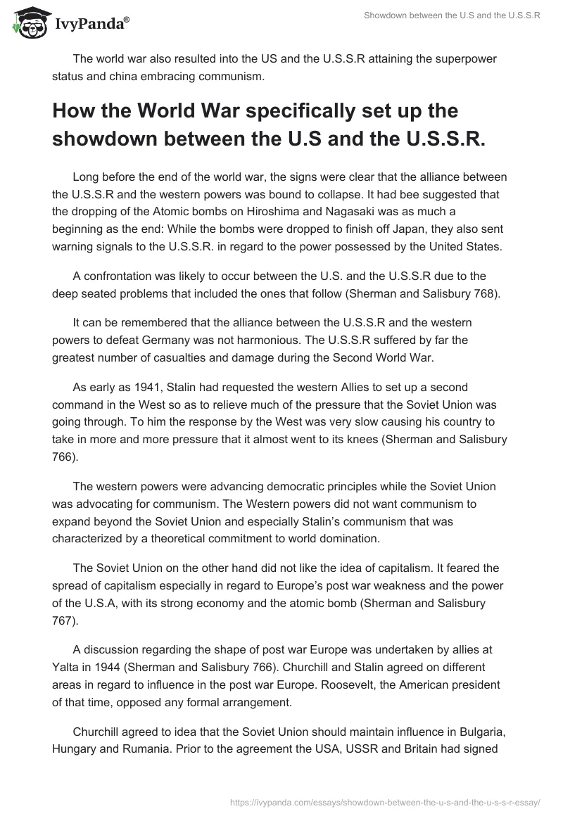 Showdown Between the U.S. and the U.S.S.R.. Page 2
