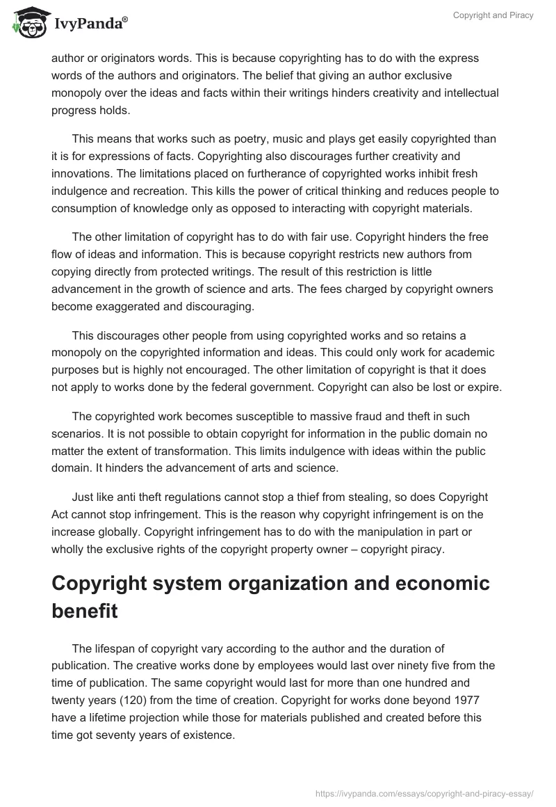 Copyright and Piracy. Page 4