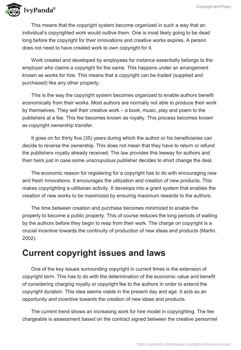 Copyright and Piracy. Page 5