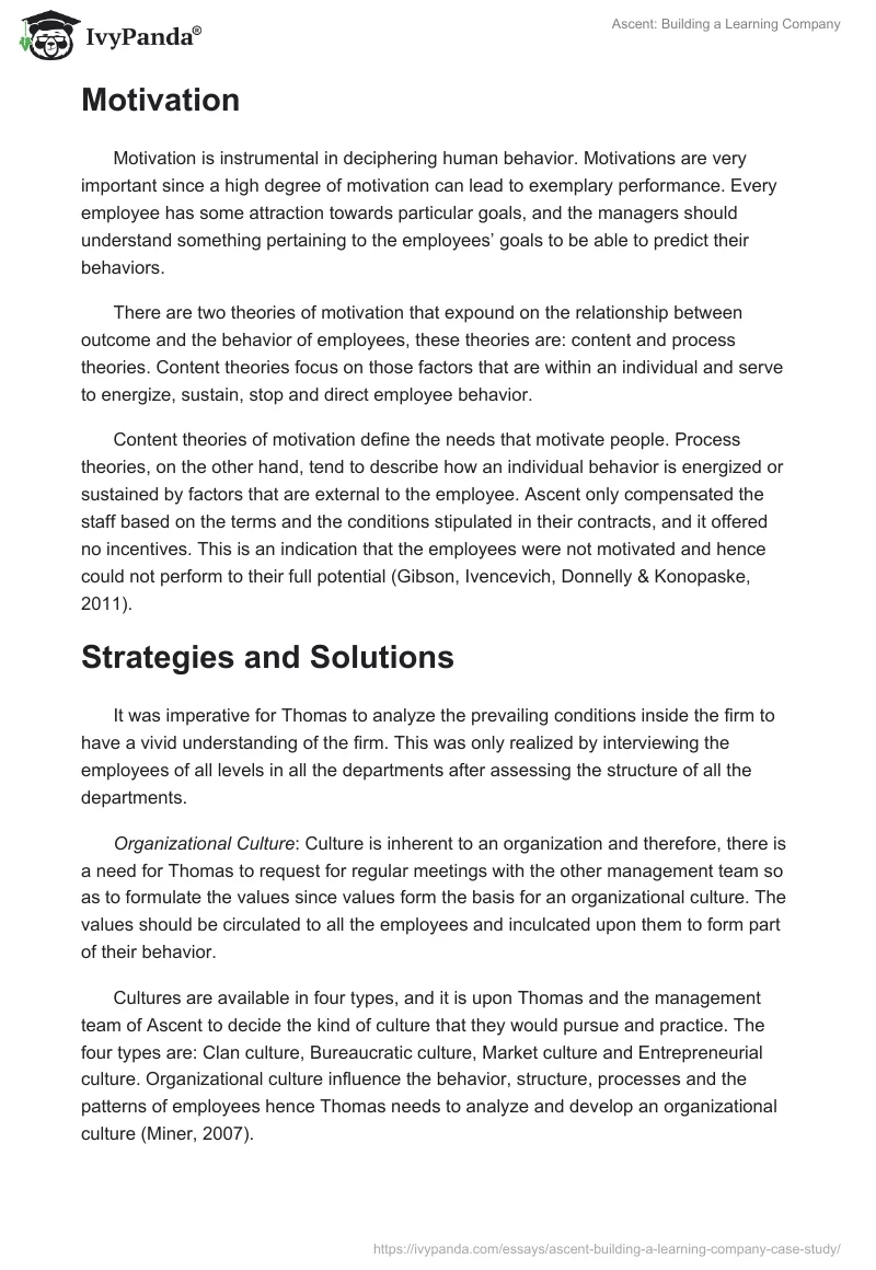Ascent: Building a Learning Company. Page 3