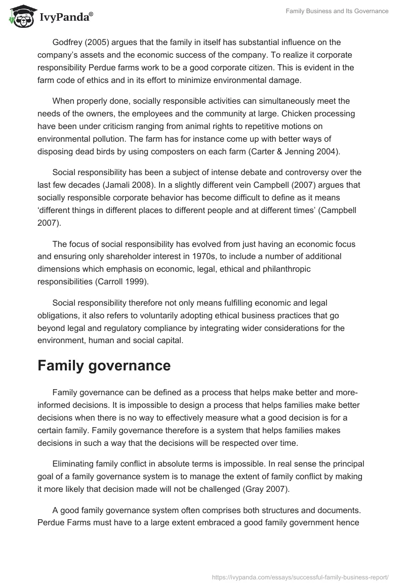 Family Business and Its Governance. Page 3