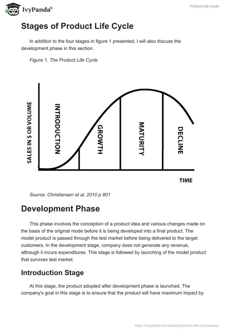 Product Life Cycle. Page 2