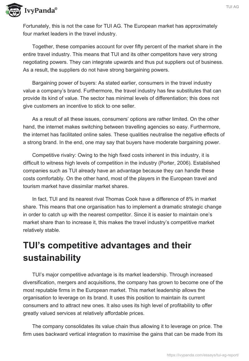TUI AG. Page 2