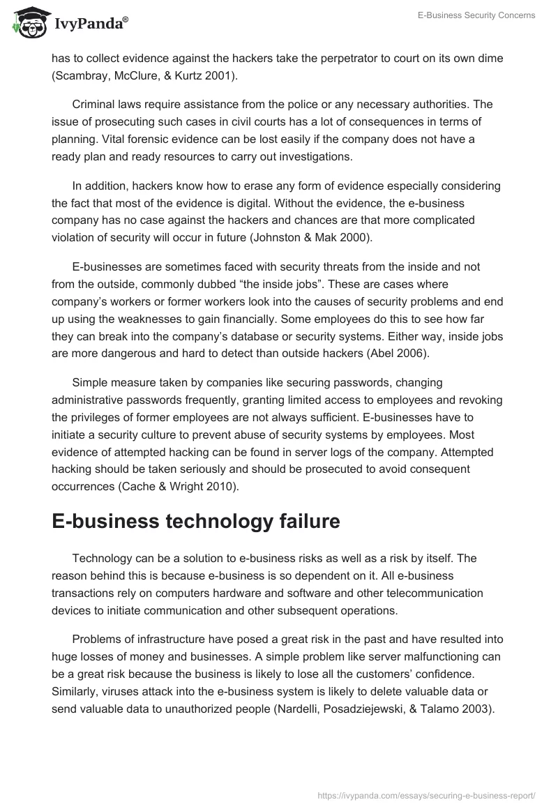 E-Business Security Concerns. Page 2