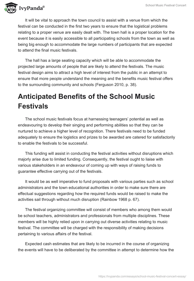 School Music Festival Concert. Page 3