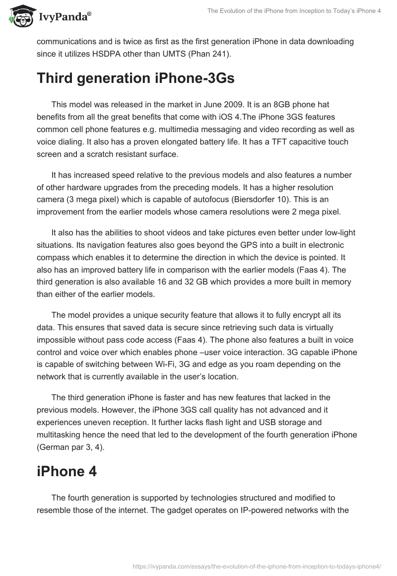 The Evolution of the iPhone from Inception to Today’s iPhone 4. Page 4