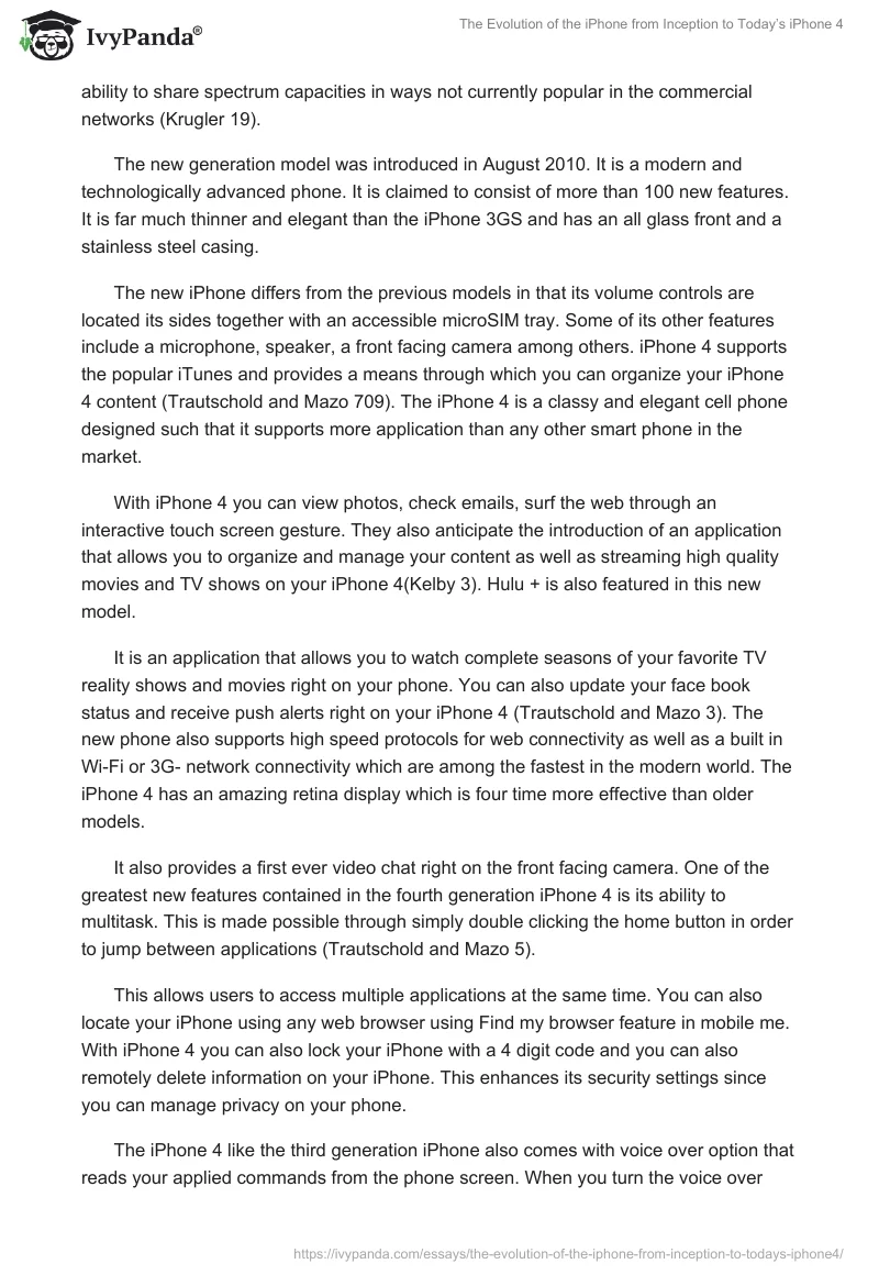 The Evolution of the iPhone from Inception to Today’s iPhone 4. Page 5