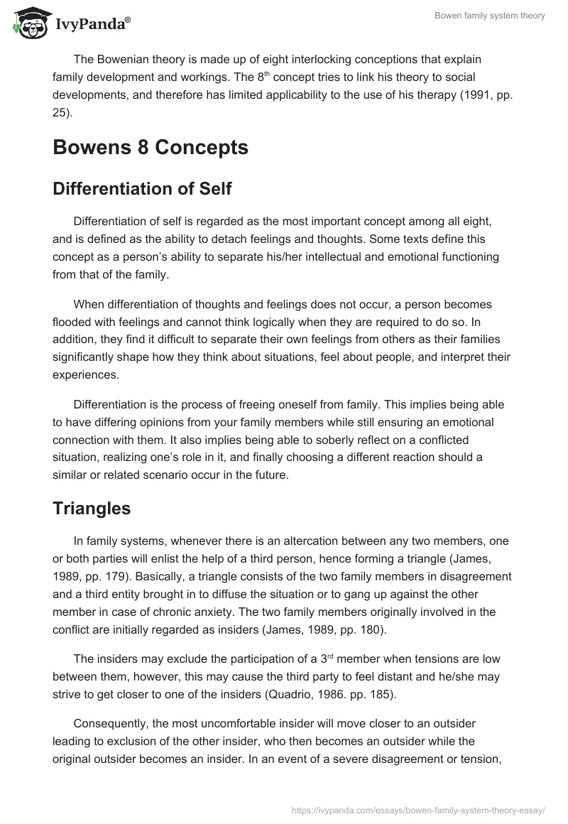 Bowen family system theory. Page 2