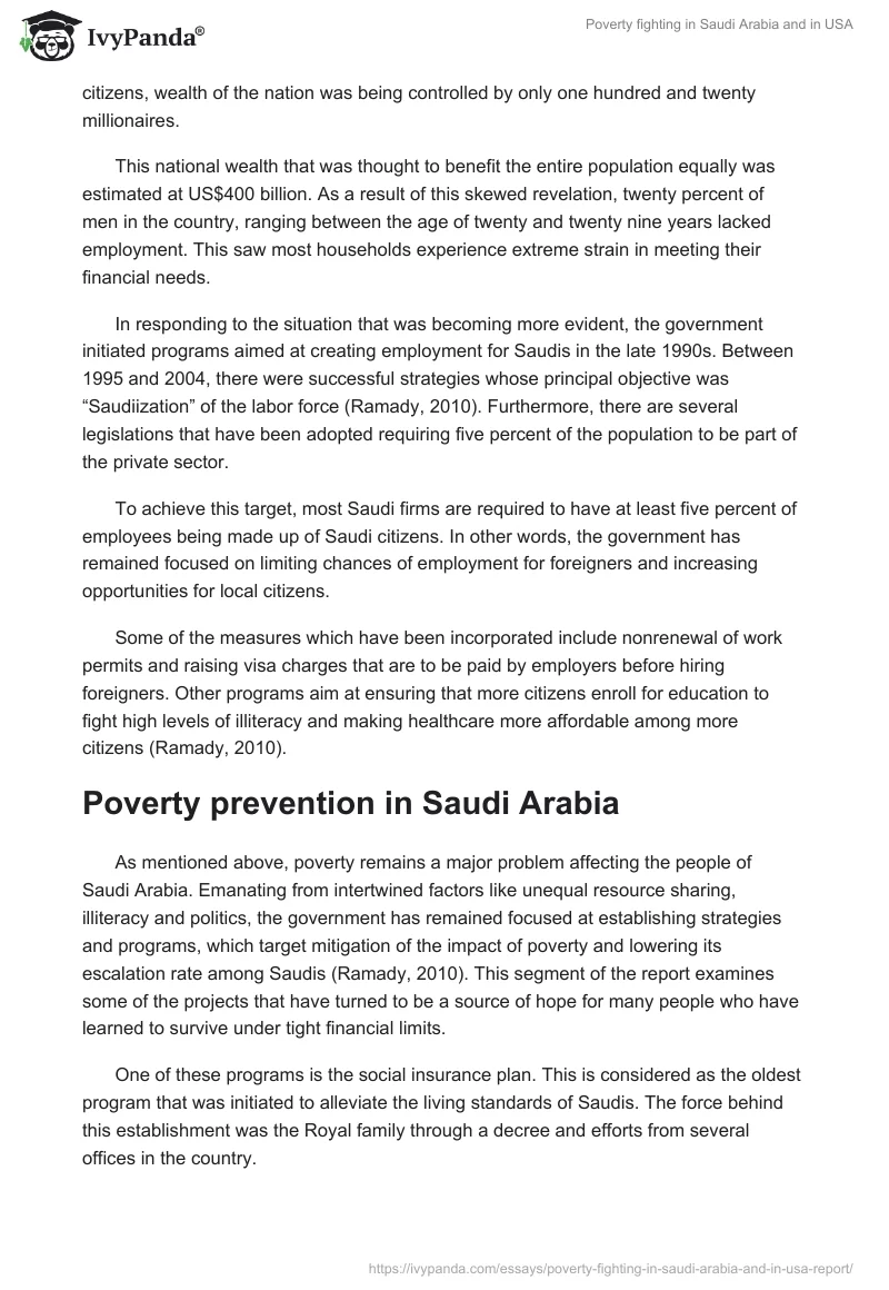 Poverty Fighting in Saudi Arabia and in USA. Page 3