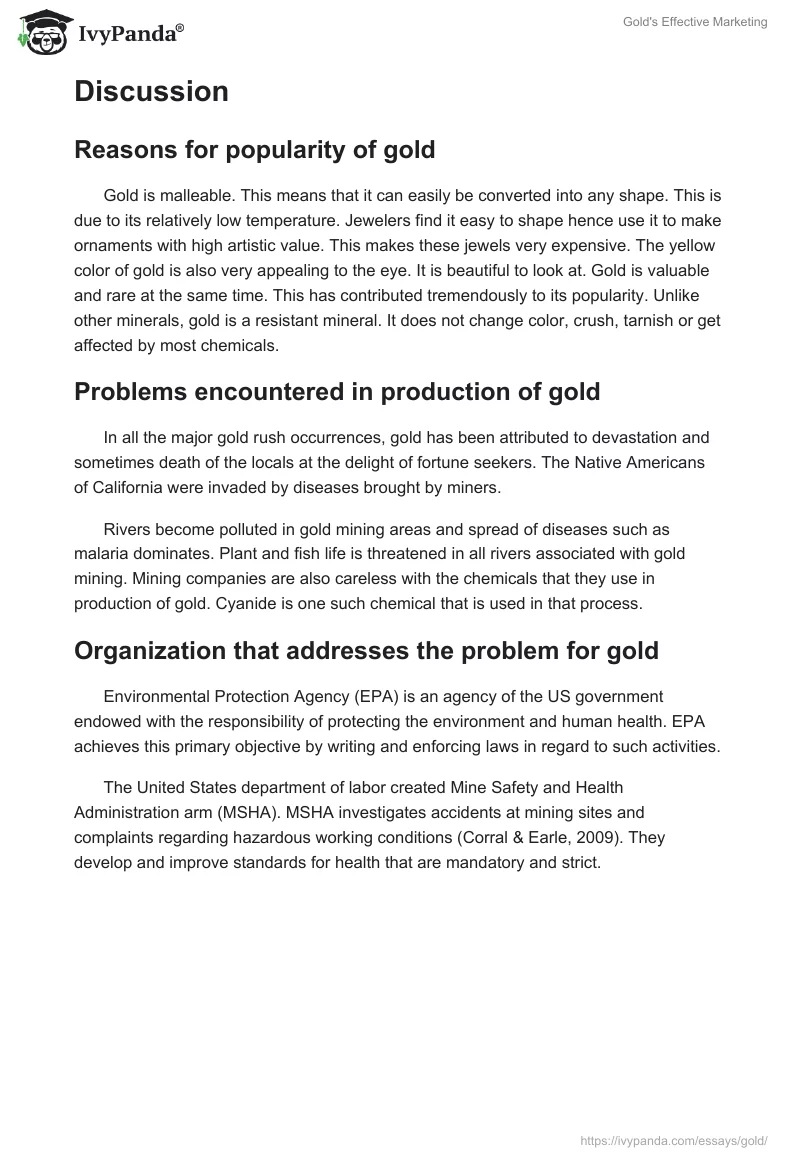 Gold's Effective Marketing. Page 2