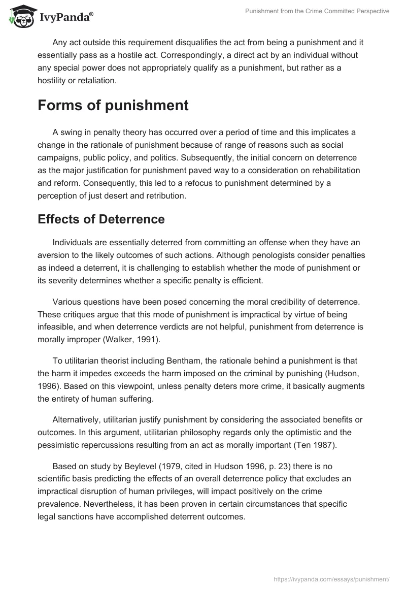 Punishment From the Crime Committed Perspective. Page 2
