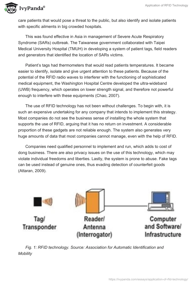 Application of RFID Technology. Page 4