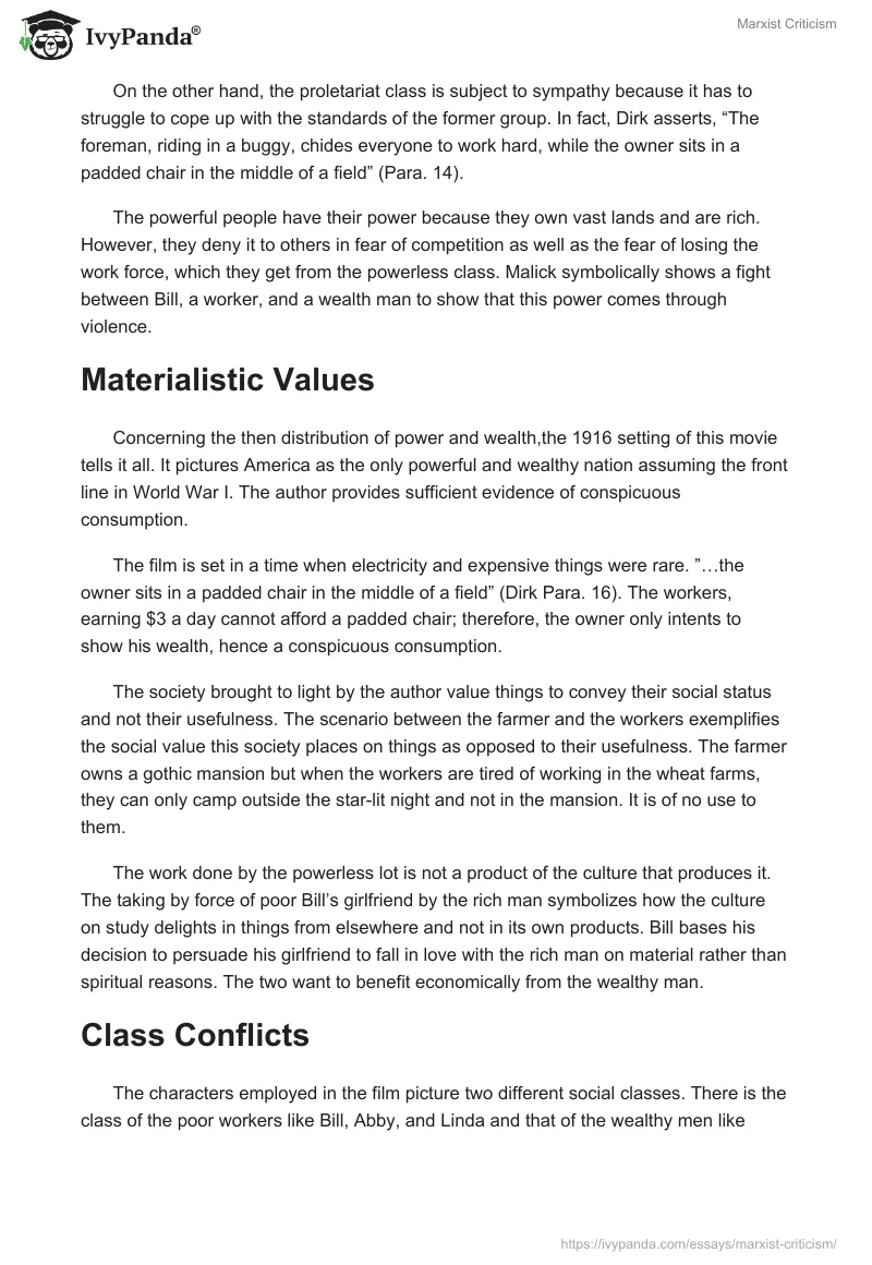 Marxist Criticism. Page 2