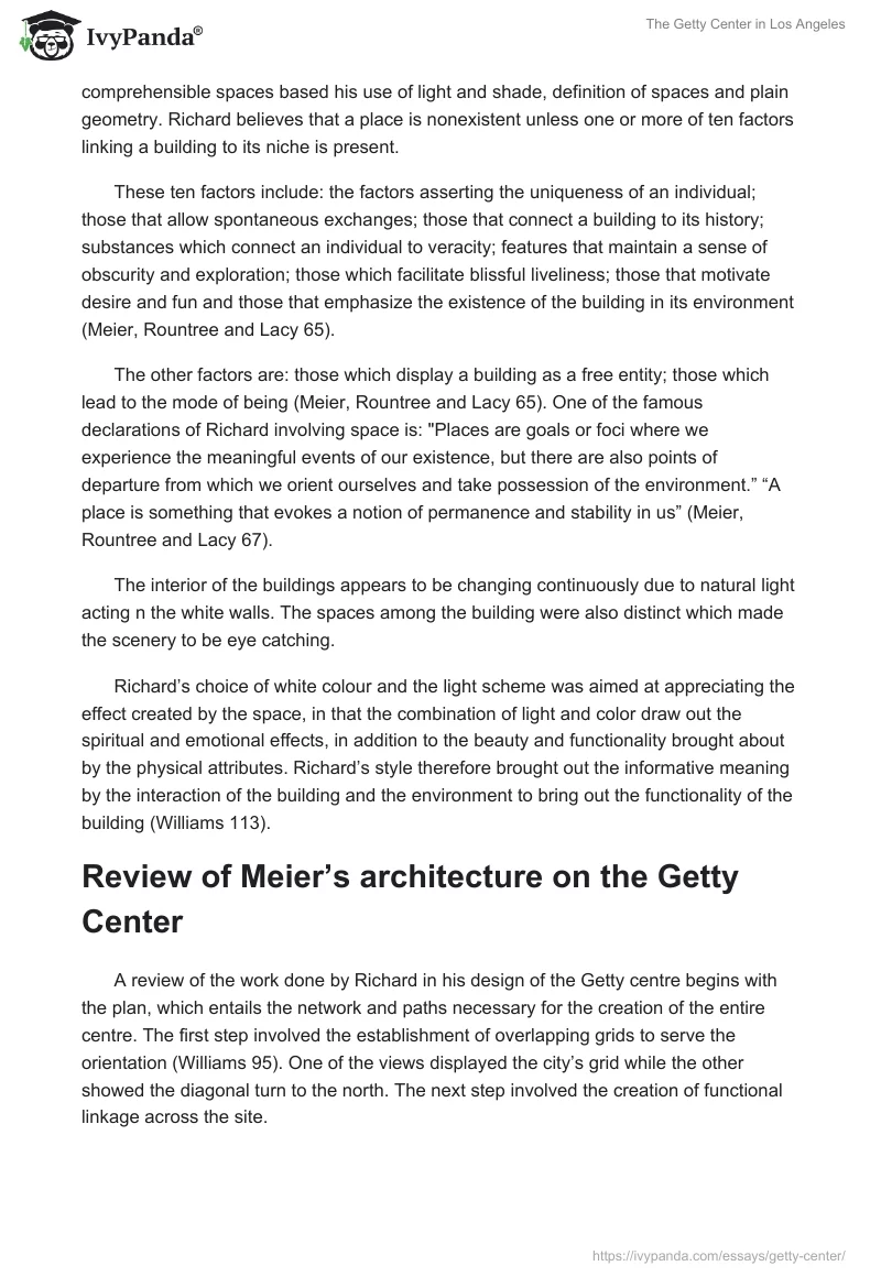 The Getty Center in Los Angeles. Page 2
