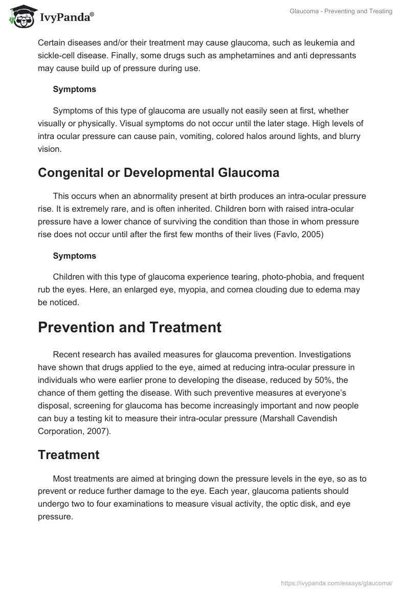 Glaucoma - Preventing and Treating. Page 3