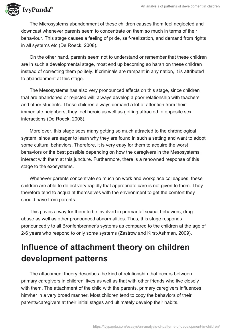 An analysis of patterns of development in children. Page 4