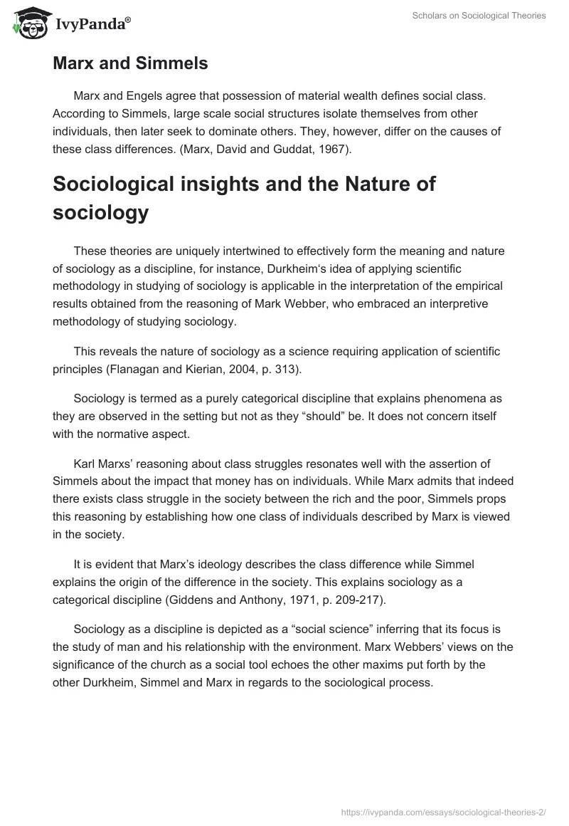 Scholars on Sociological Theories. Page 3