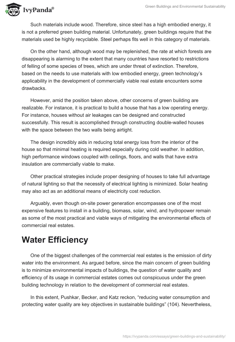 Green Buildings and Environmental Sustainability. Page 4