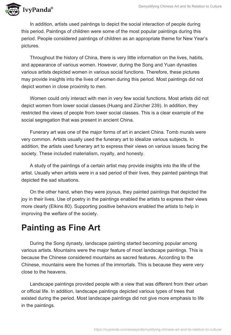 Demystifying Chinese Art and Its Relation to Culture. Page 4